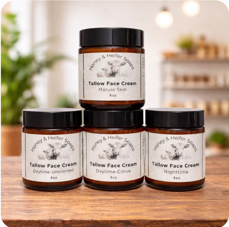 Whipped Tallow Face Creams