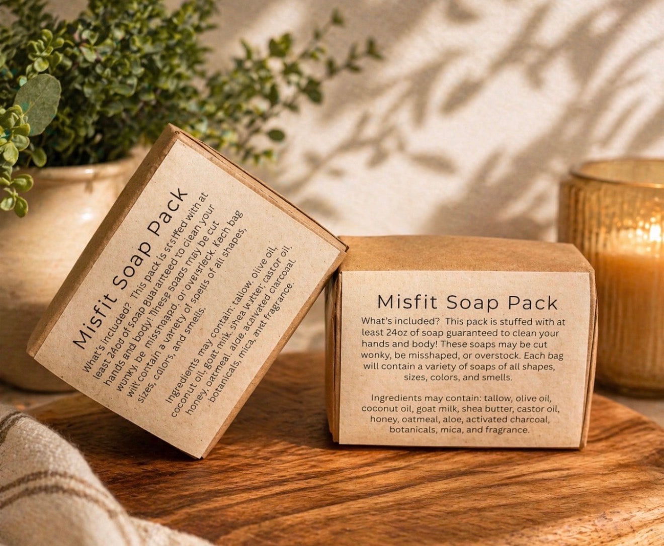 Misfit Soap Bag