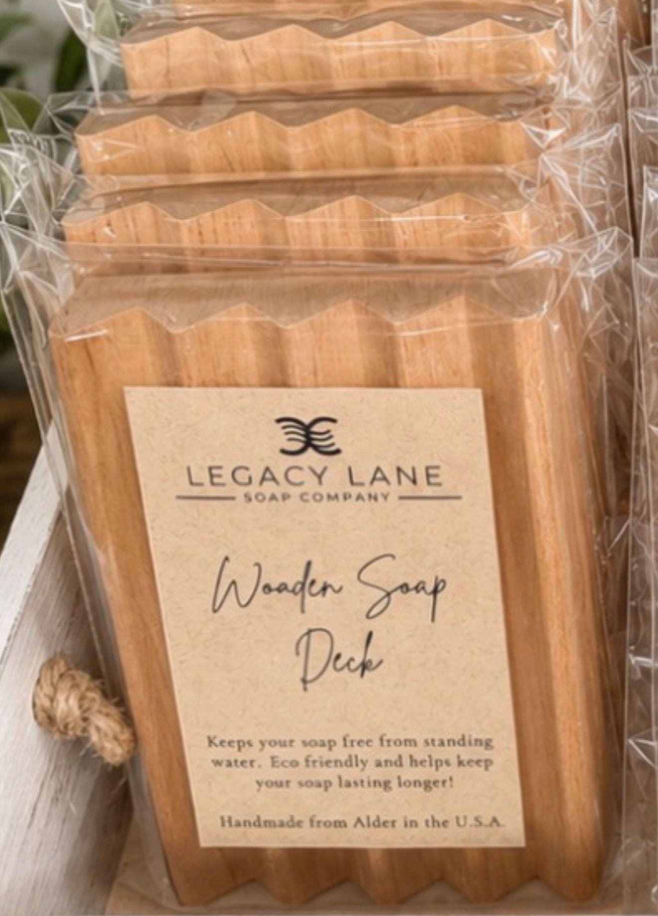 Wooden Soap Deck
